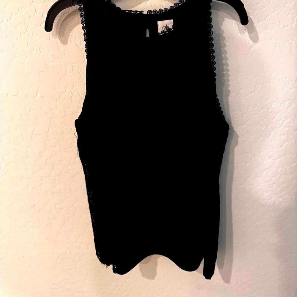 Cabi blouse - black lace